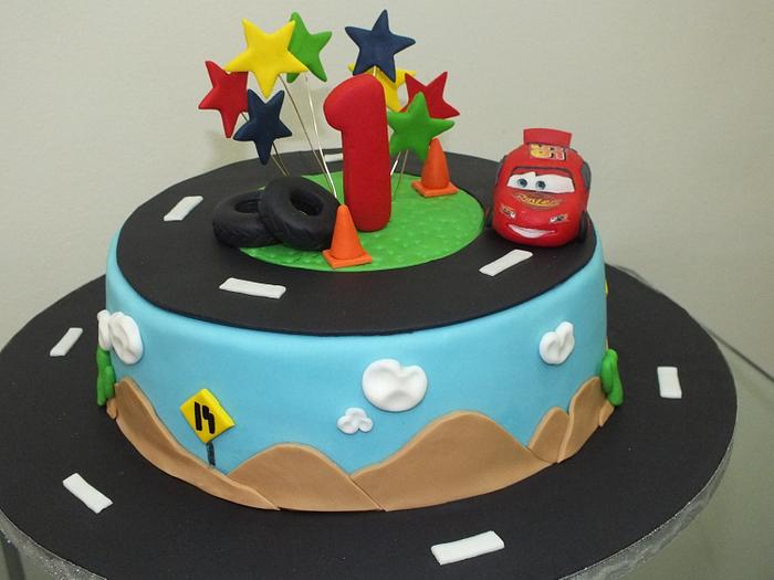 Cars-themed Cake