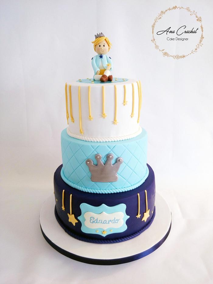 Prince baptism cake