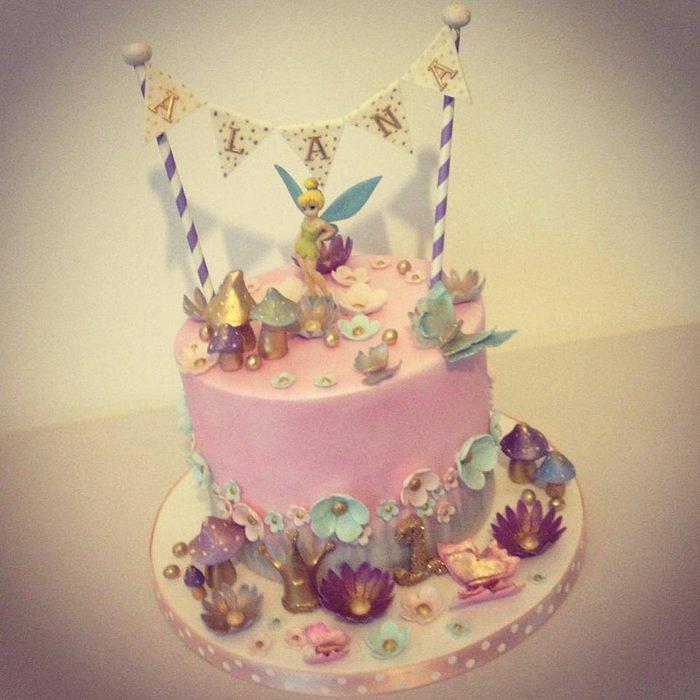 Tinkerbell Birthday cake