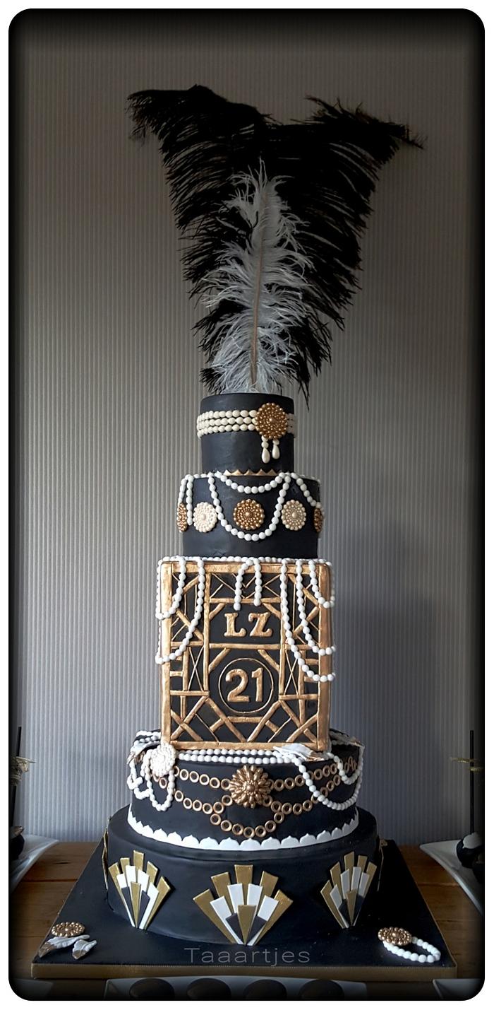 The Great Gatsby cake 