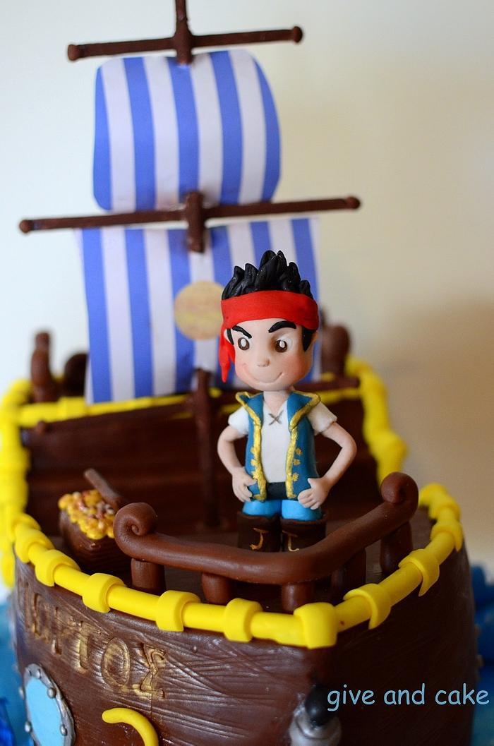 Pirate ship cake Jake