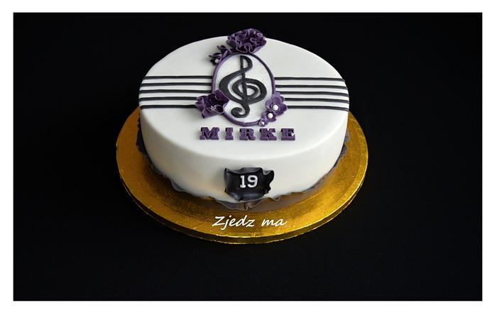 music cake