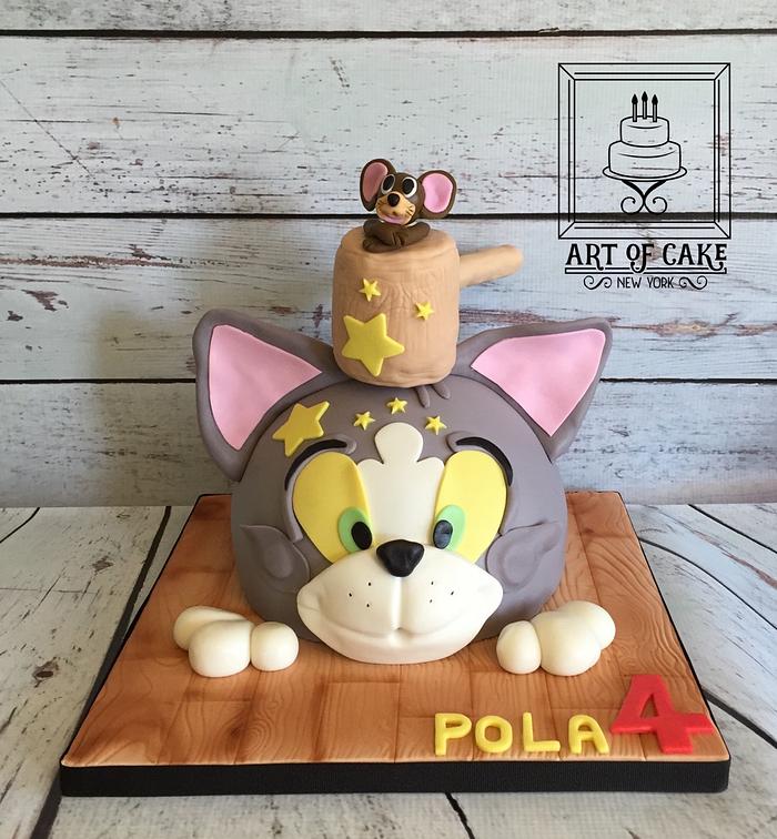 Tom and Jerry 3D Birthday Cake