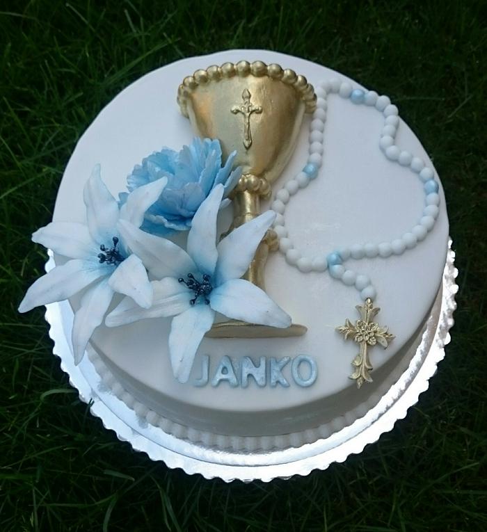 First holy communion cake