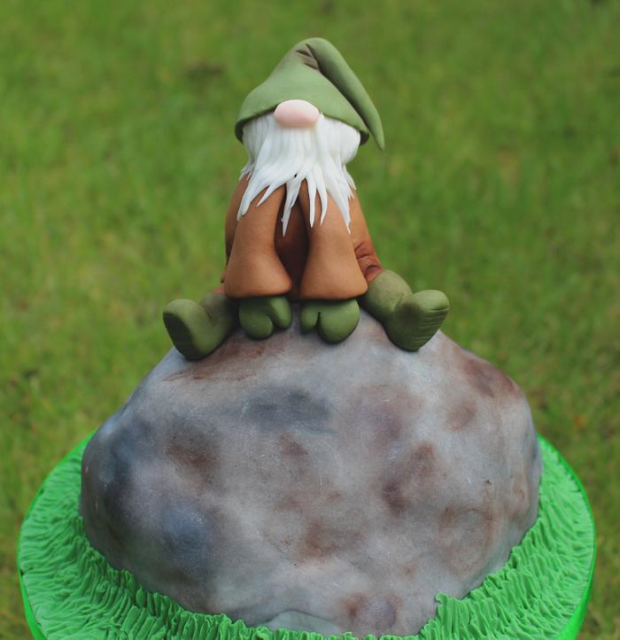 Sitting Gnome for Fairytale Forest