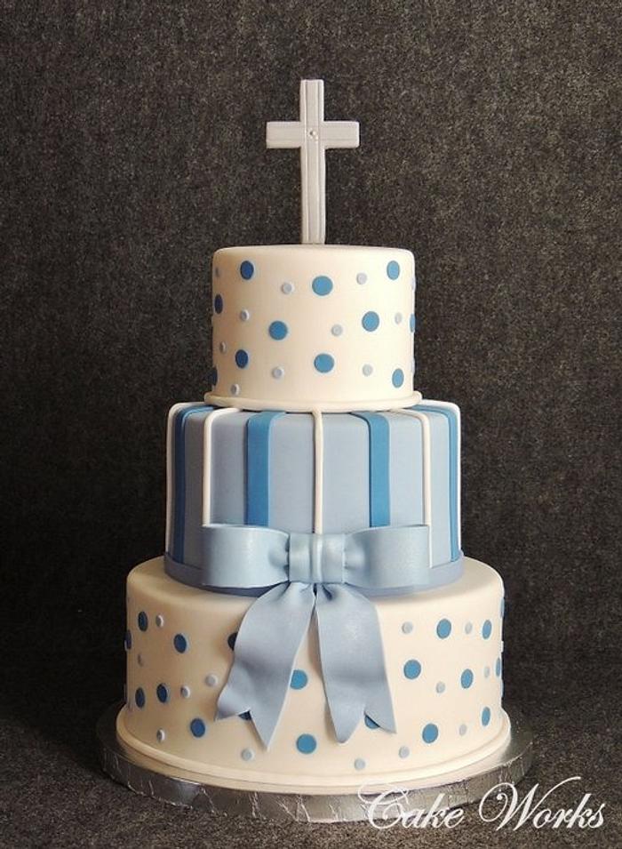 Baby Baptism in Blues