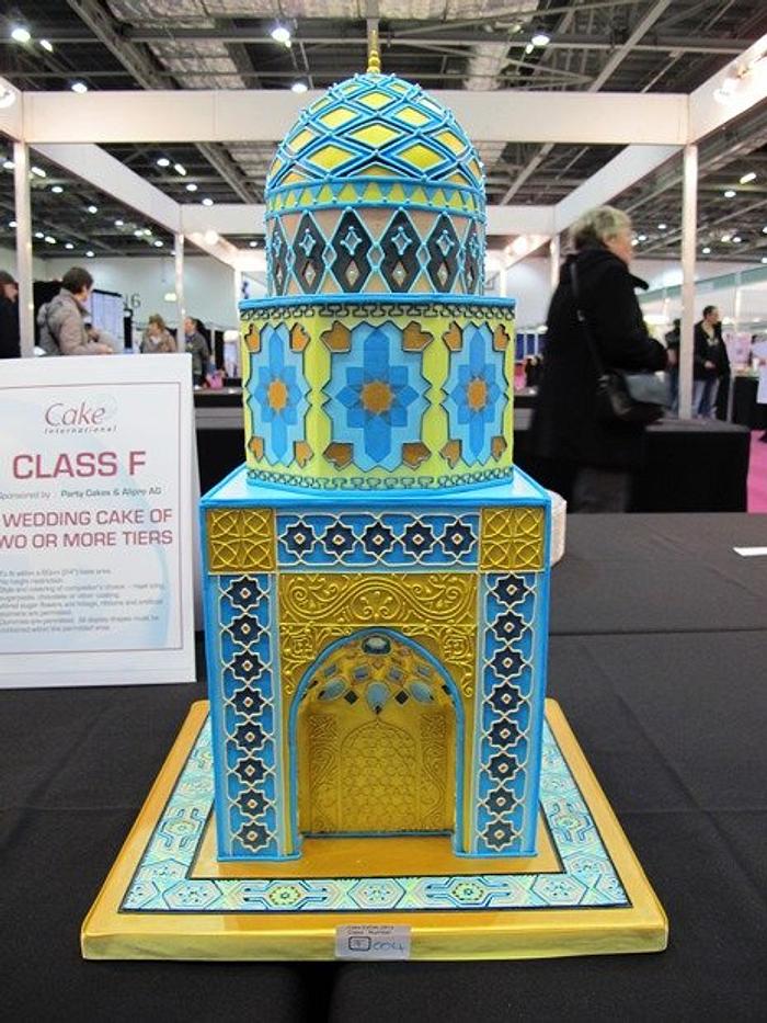 Iranian Mosque Wedding Cake