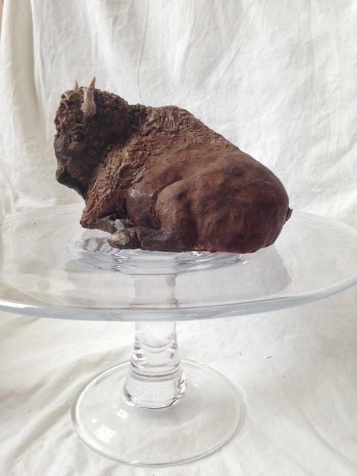 American Bison Cake Topper