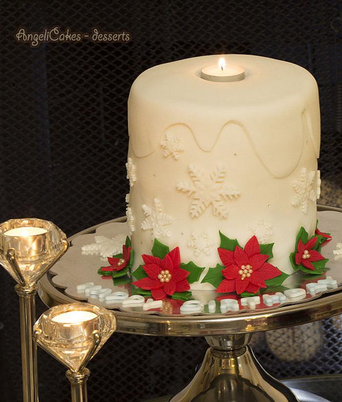 CHRISTMAS - CANDLE CAKE 