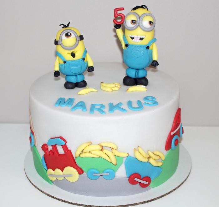 Minions cakes - Decorated Cake by Adriana12 - CakesDecor