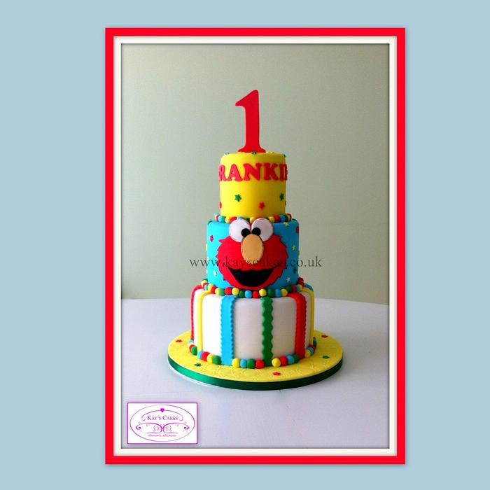 Elmo themed cake