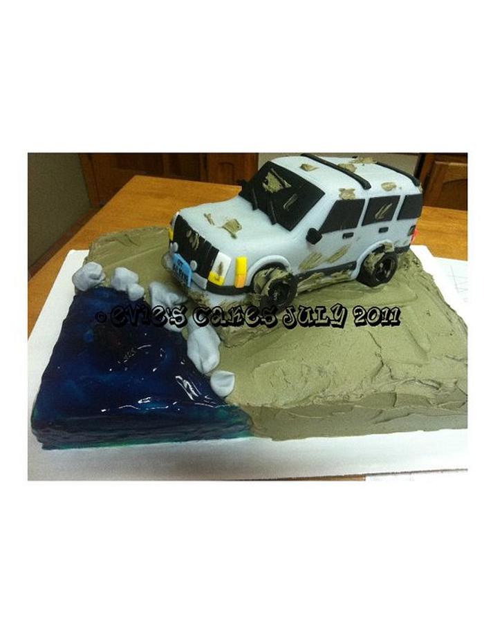 18th Bday Jeep Cake