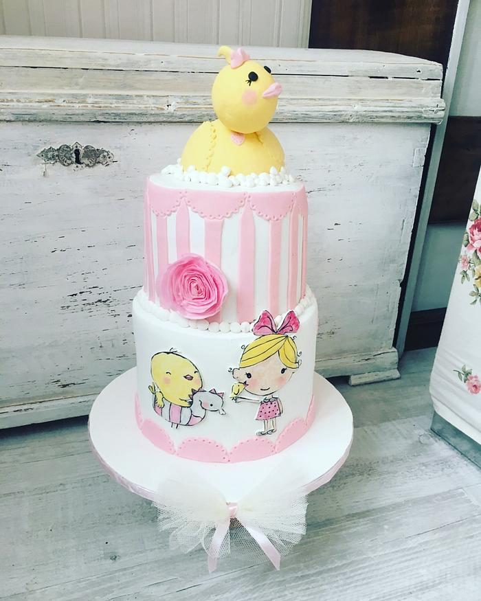 Duck 2 birthday cake 