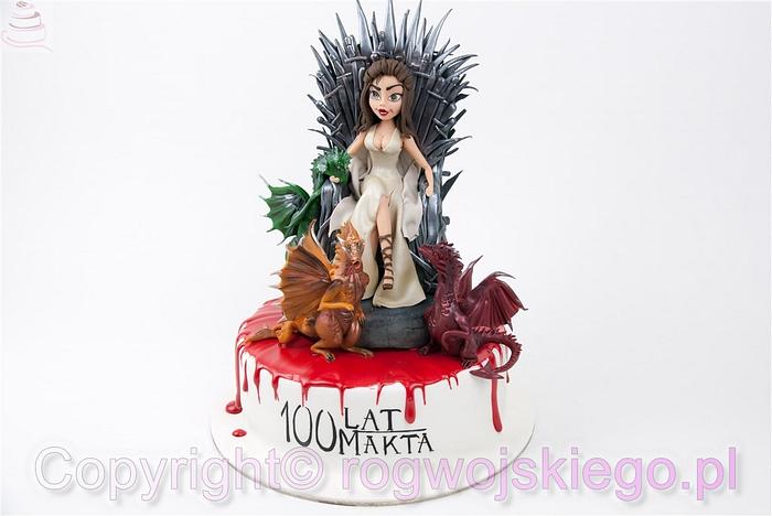 Game of Thrones like cake / Tort w stylu Gry o Tron ze smokami