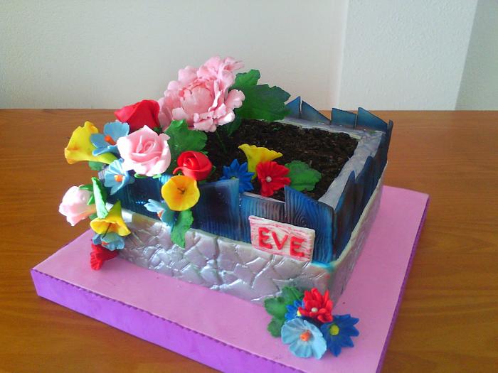 LITTLE FLOWER GARDEN CAKE