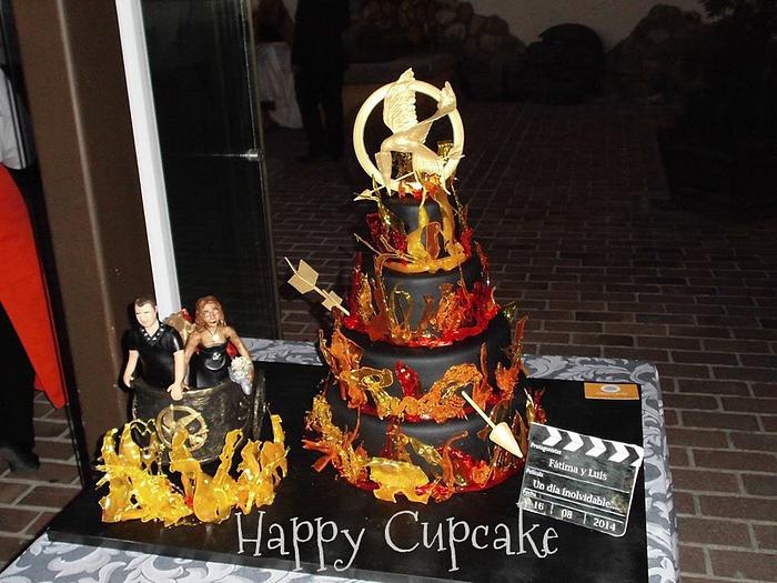 Hunger games wedding cake