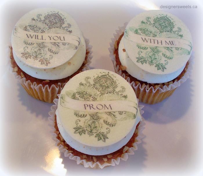 Will you prom with me?...Say it with cupcakes!