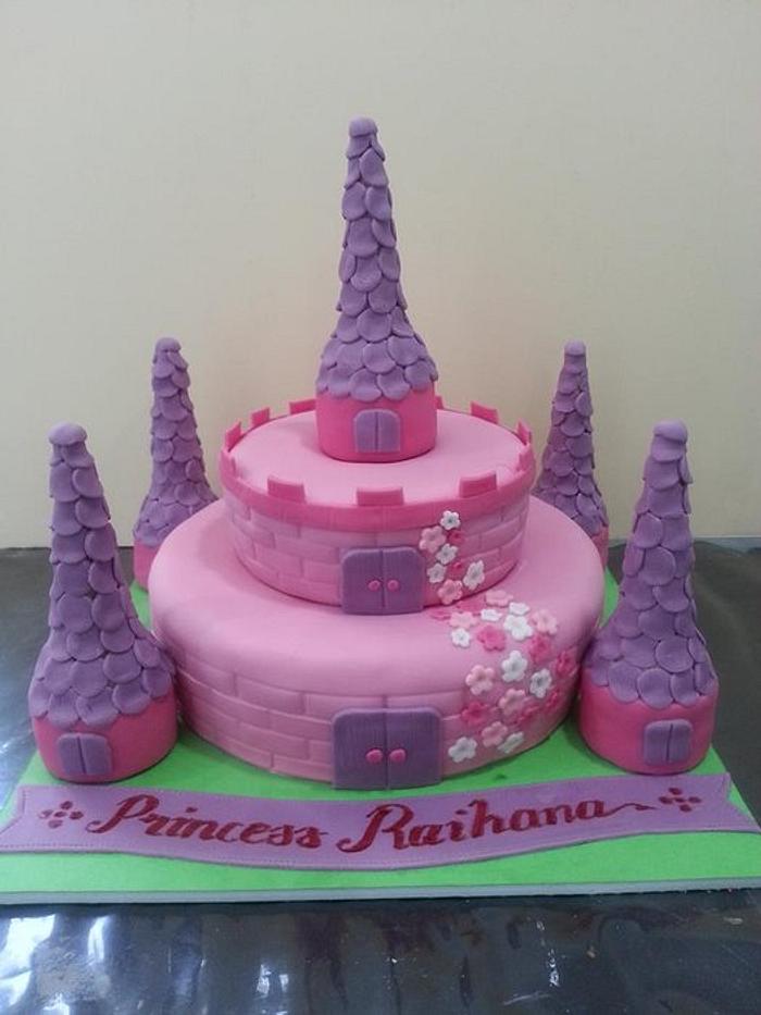 Simple Castle Cake