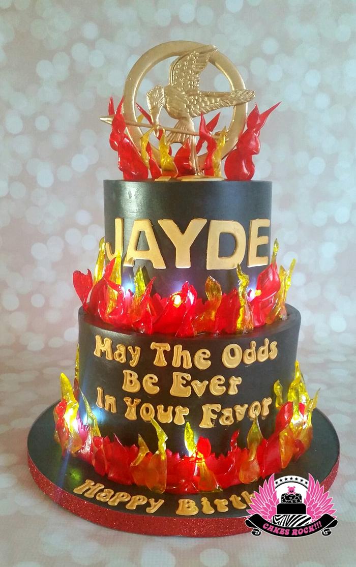Hunger Games Catching Fire Cake