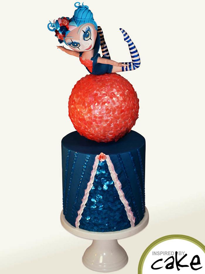 Cirque du Soleil Inspired Cake