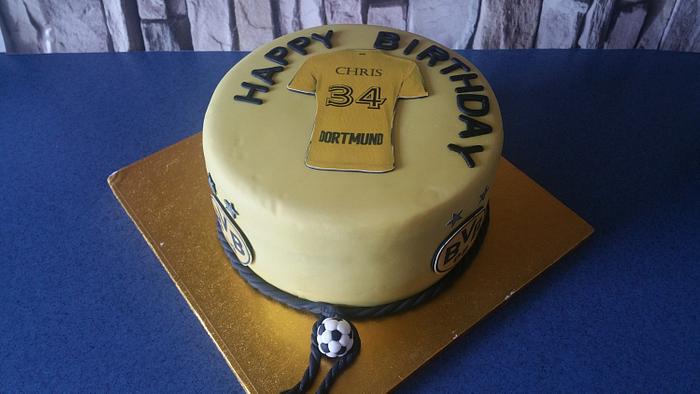 Football Cake BVB Dortmund