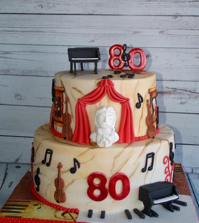 Classical music cake
