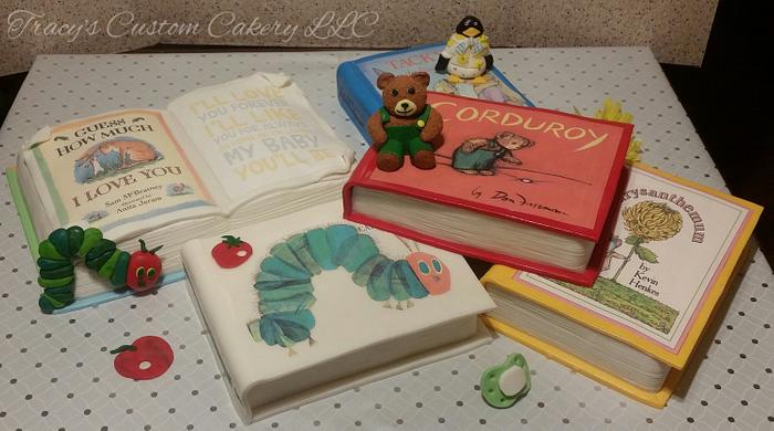 Storybook Baby Shower Cake