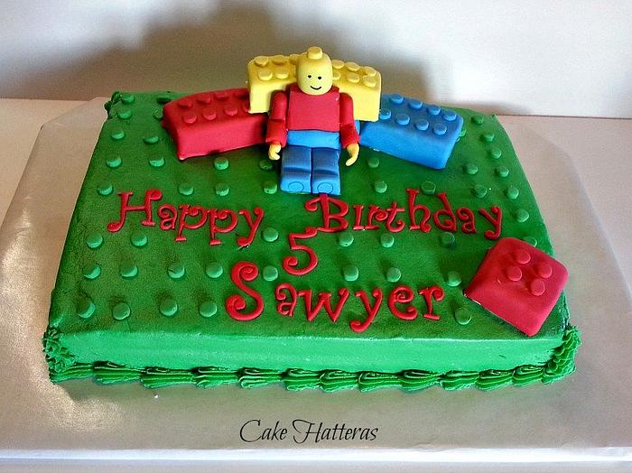 Lego cake for Sawyer