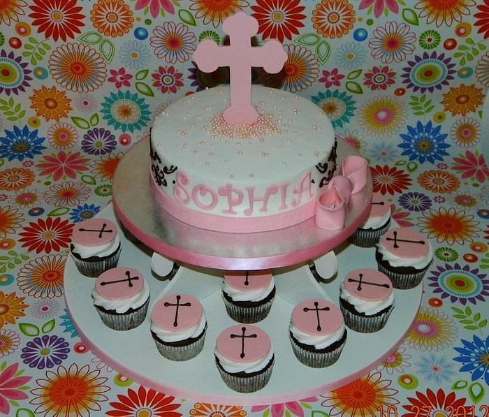 Sophia's Christening Cake