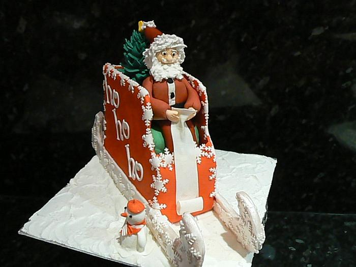 Santa on his Sleigh