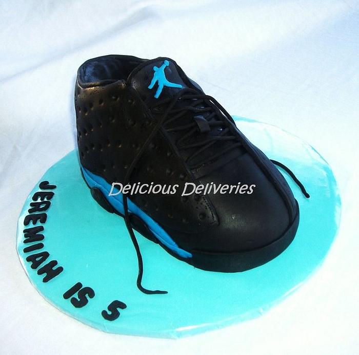 Jordan Shoe Cake - Decorated Cake by DeliciousDeliveries - CakesDecor