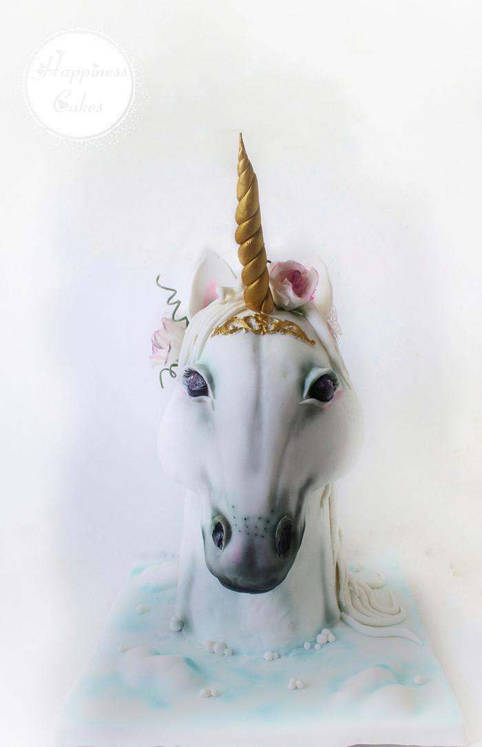 3d unicorn cake