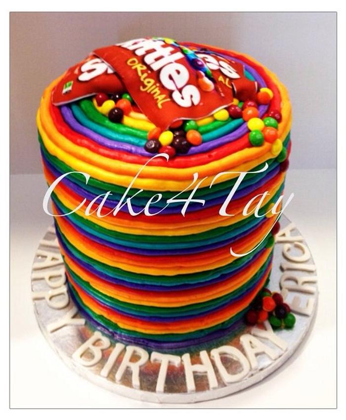Taste The Rainbow Cake! 