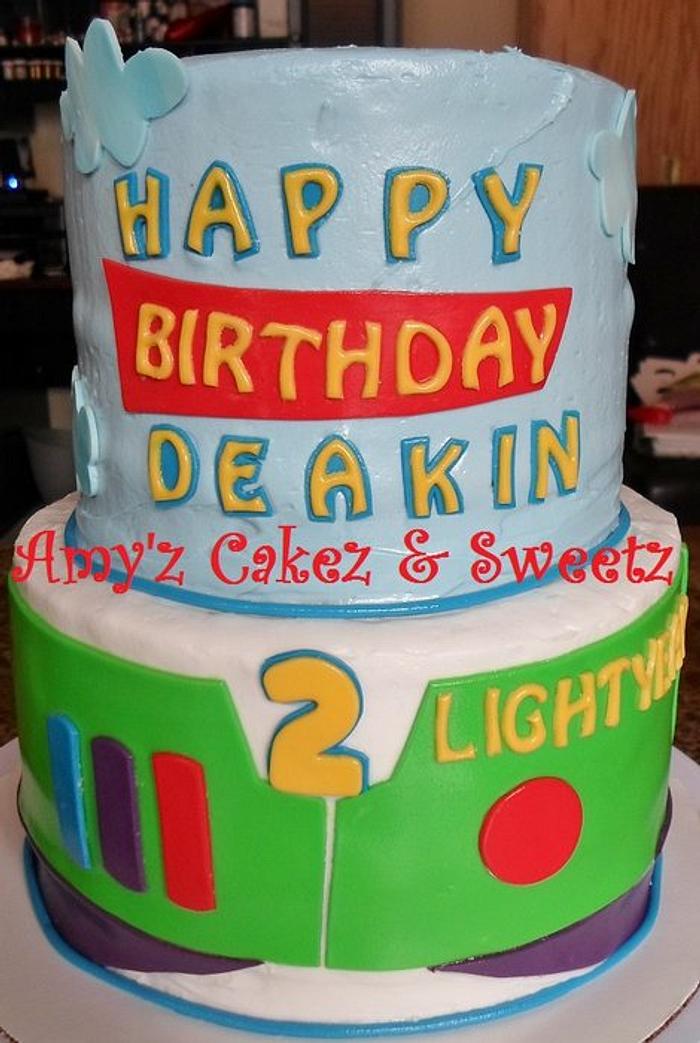 Buzz Lightyear inspired cake