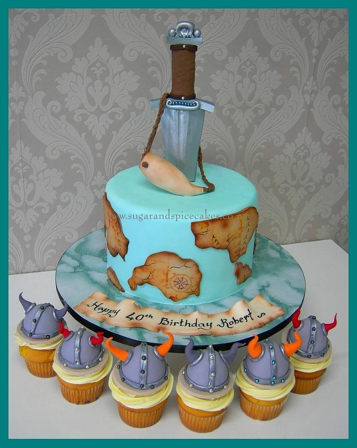 Viking Cake & Cupcakes