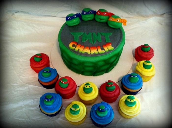 Teenage Mutant Ninja Turtles Birthday Cake