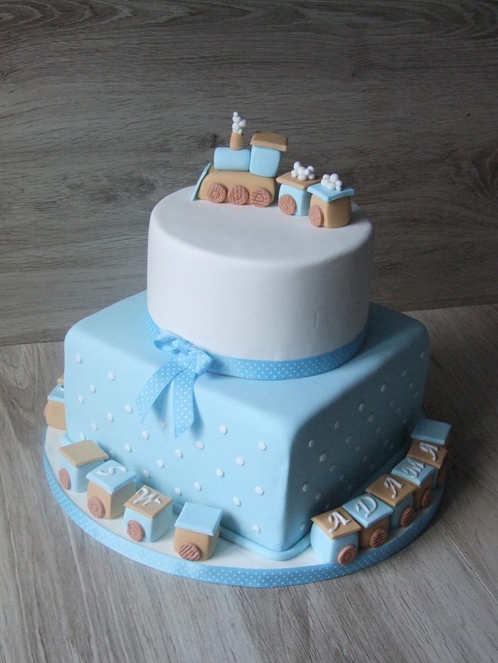 Boy Birthday 2 Layer Cake