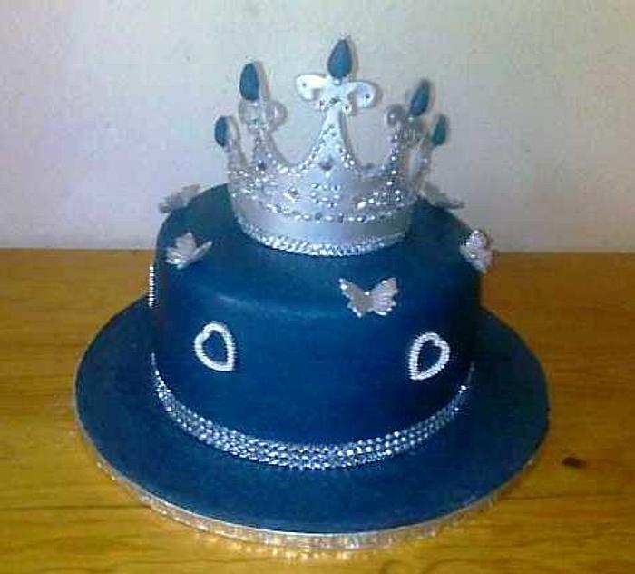 10th Crown Birthday Cake 