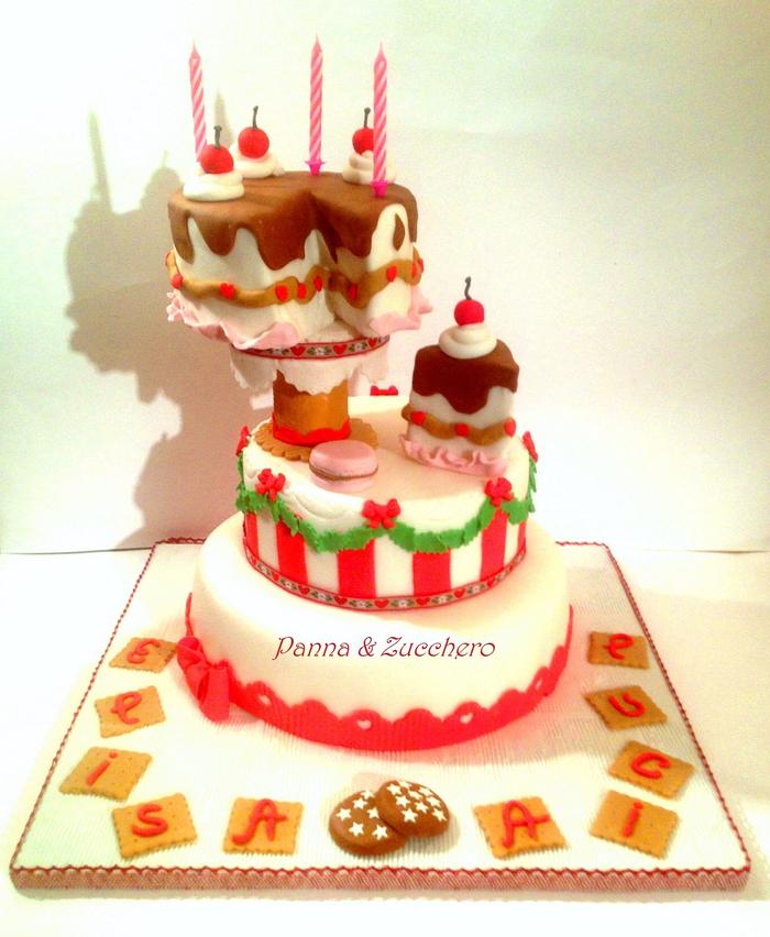 Candy Christmas cake 