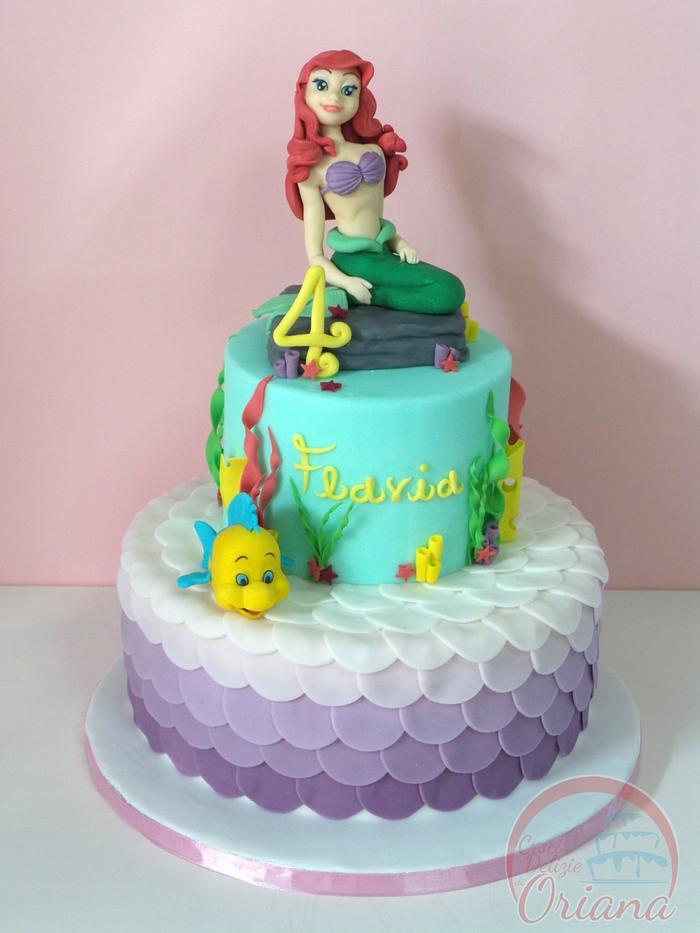 Disney Mermaid cake