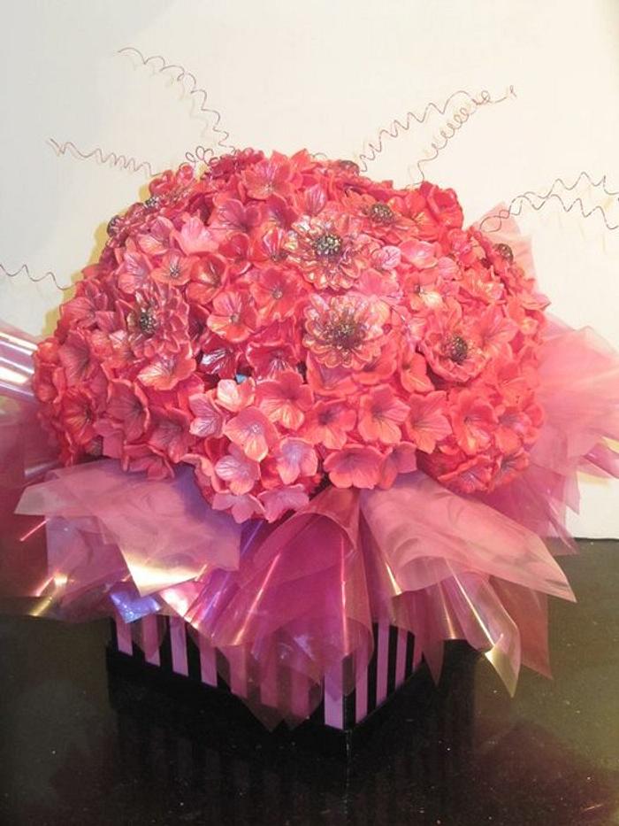 giant cupcake bouquet 