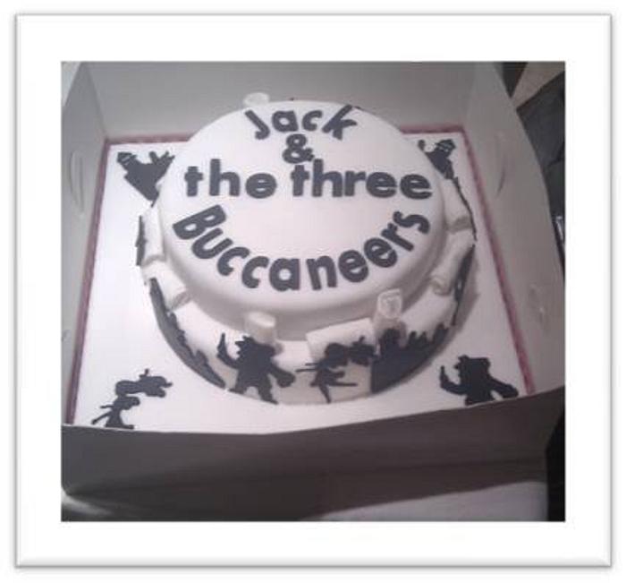 Pantomime charity cake