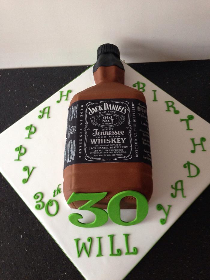 Jack Daniel cake 