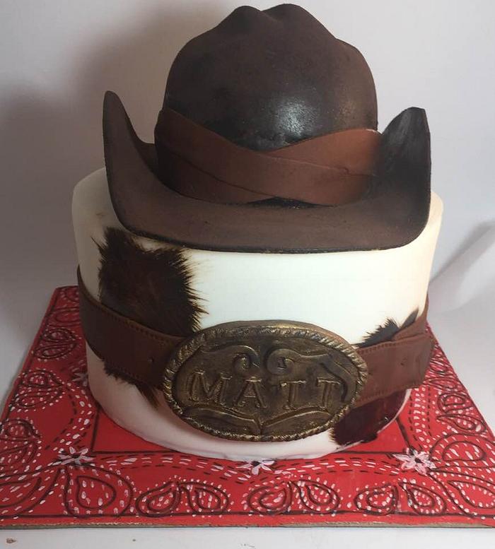 Western Theme Cake