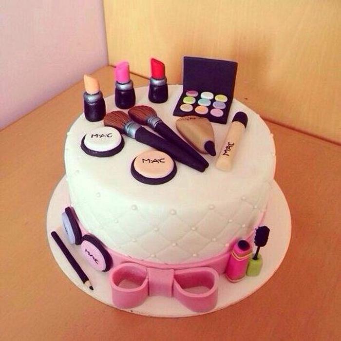 Cosmetics Birthday Cake | Crust N Cakes