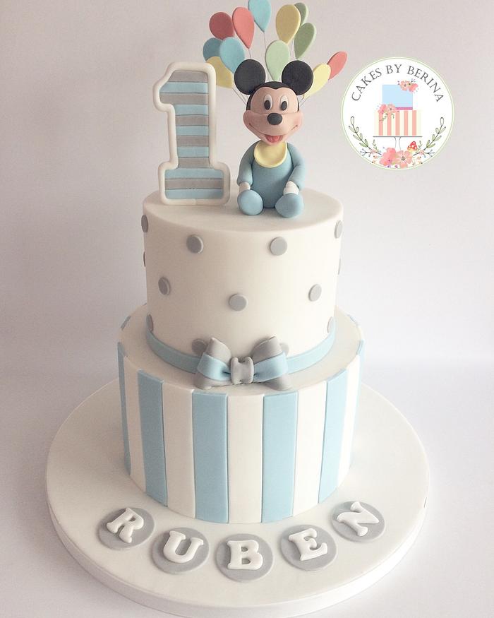 Baby Mickey Mouse Cake