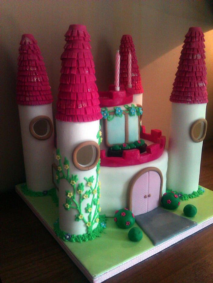 Girly Castle Cake