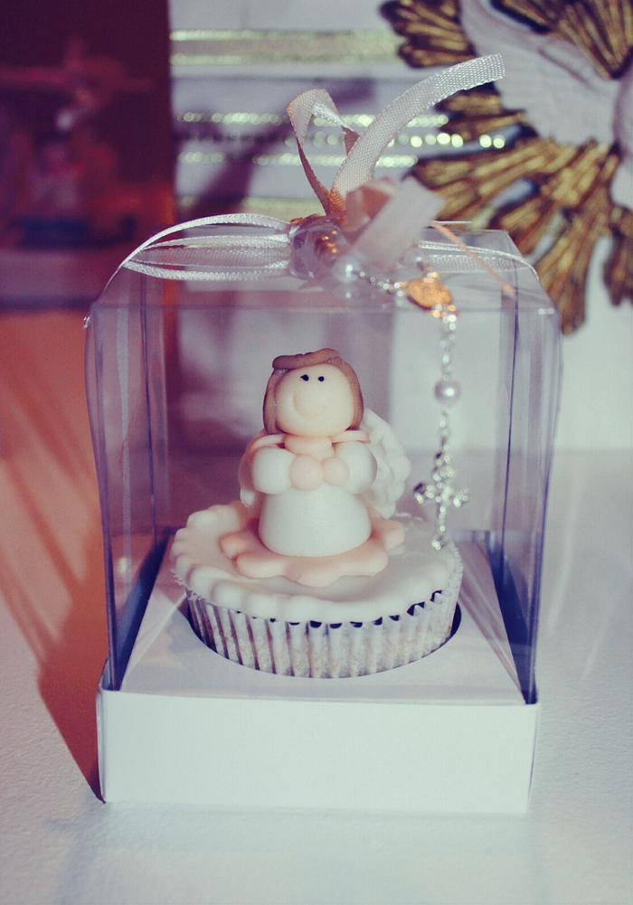Angel cupcake