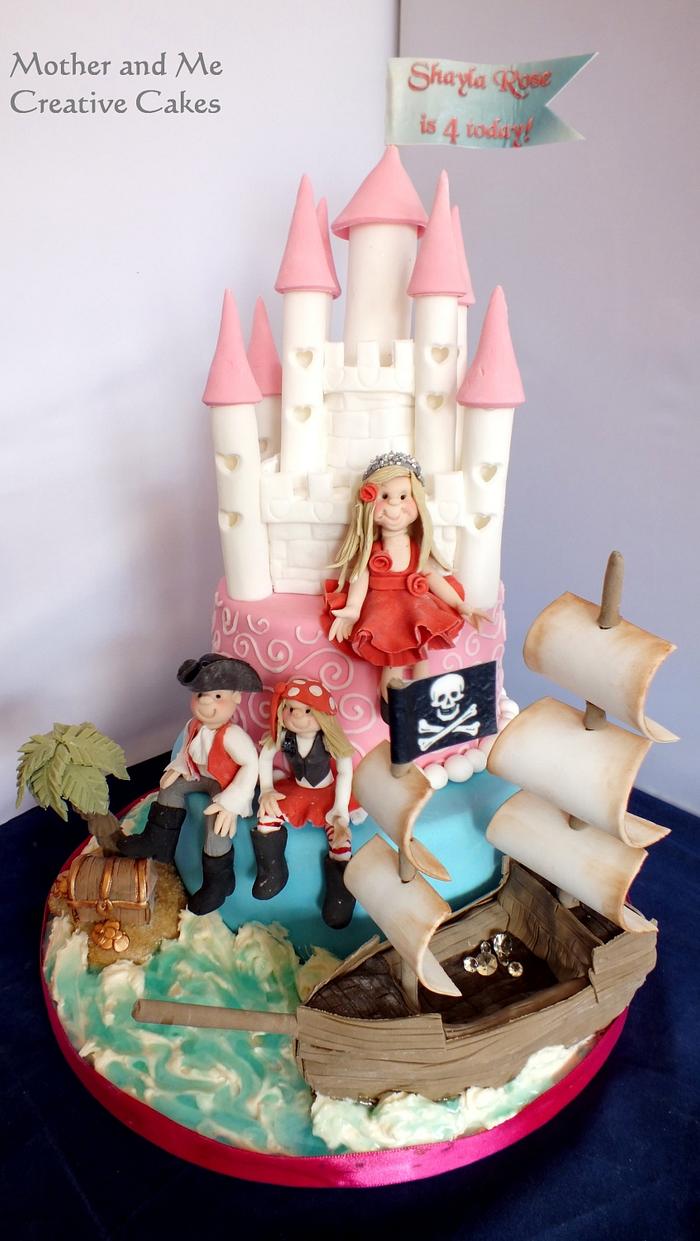 Princesses and Pirates Cake
