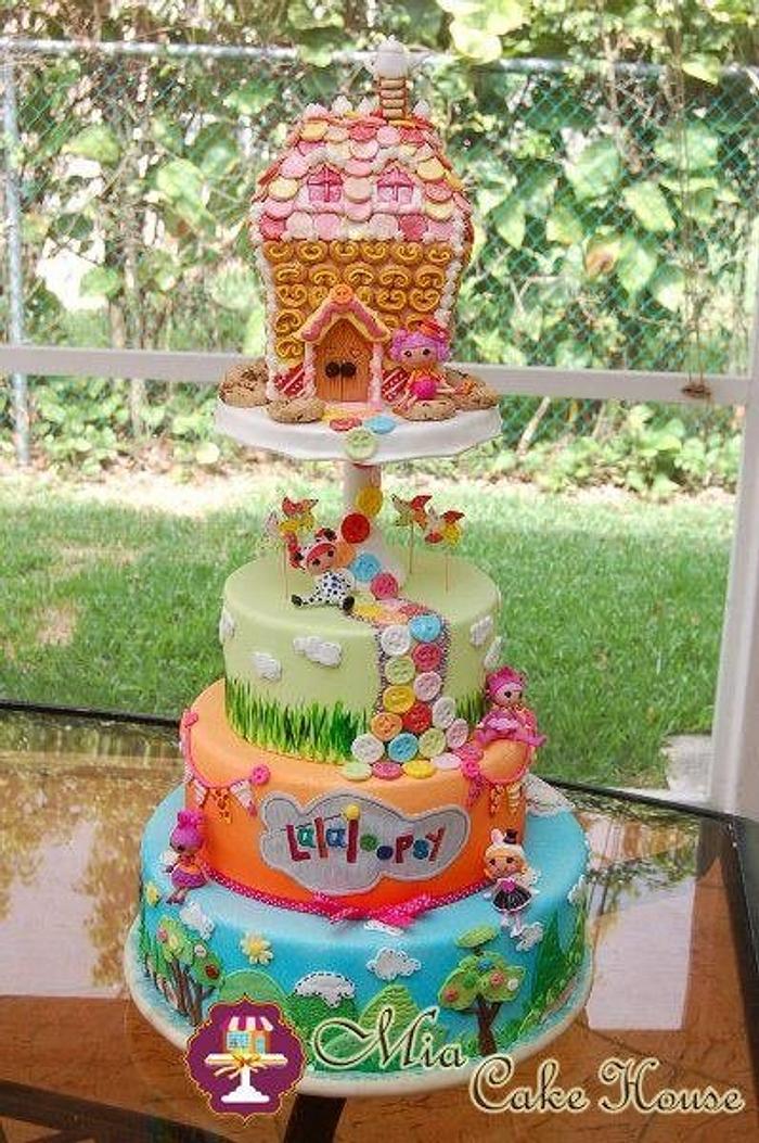 Lalaloopsy’s house cake